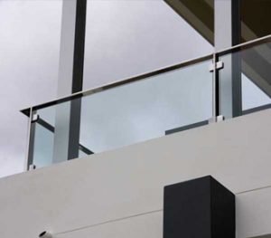 stainless steel glass railing