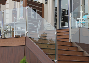 glass railing system