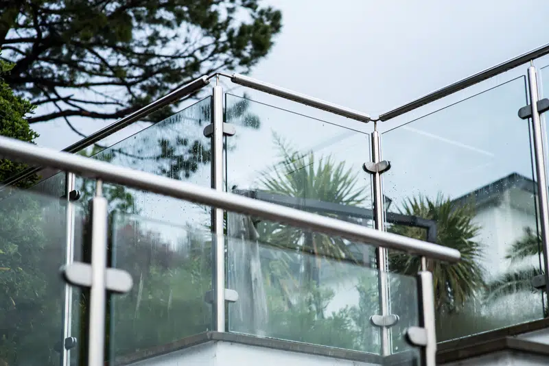 Stainless steel glass railings