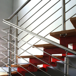 Stainless steel round bar railings