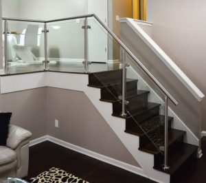 stainless steel glass railings