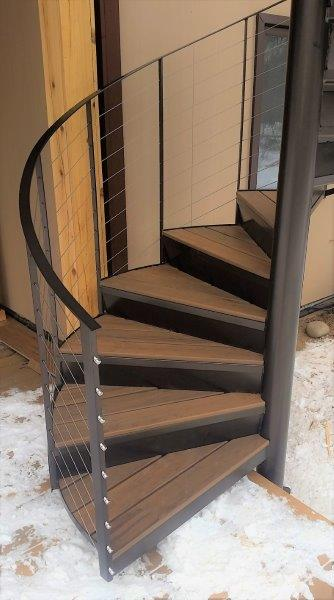 cable railing on staircase