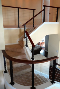 cable railing on staircases