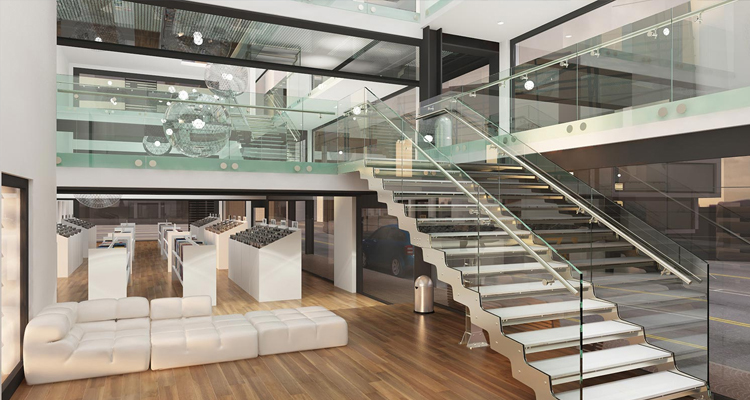 Glass Railings in Commercial Spaces