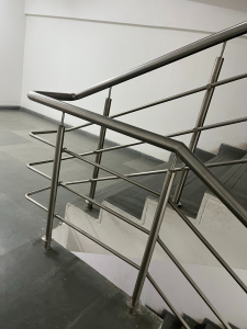 Stainless steel stair railings