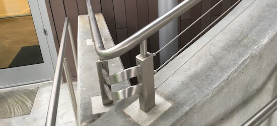 Customized stainless steel railing system