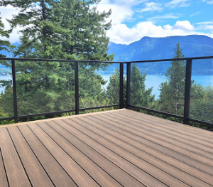 aluminum glass railing system