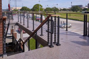 commercial alumium railing system