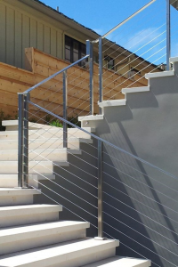 Stainless steel cable railing system