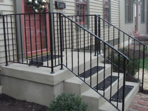 Wronght iron railing system