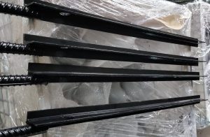 Shinning black powder coating steel T-post