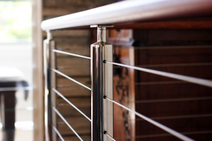 Stainless steel cable railing system