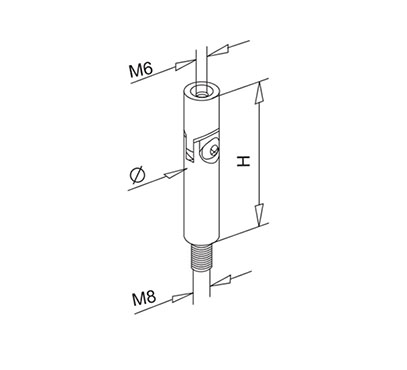 Adjustable Pivot Handrail Support – Pin