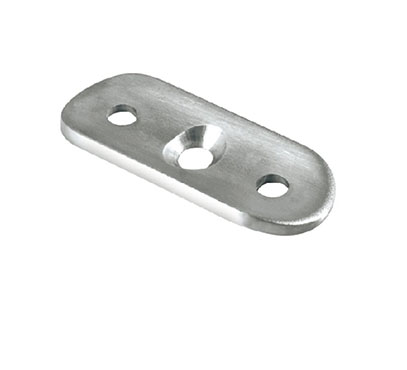Support Plate With Straight Side Hole