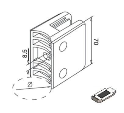 55×70 – with safety plate only – #09