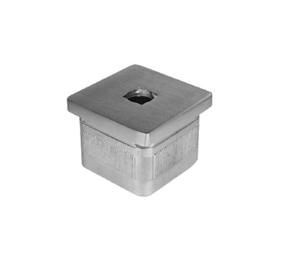 Square Tube Adapter With Threaded Hole