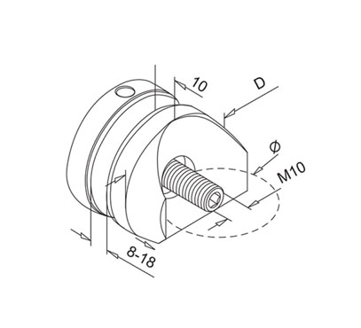 Glass Holder – 50MM