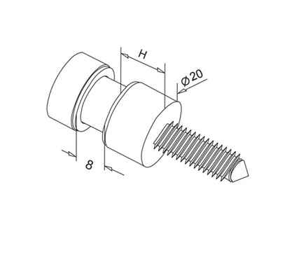 Glass Holder – 20MM