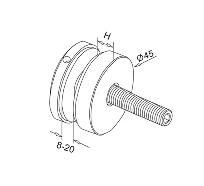 Glass Holder – 45MM