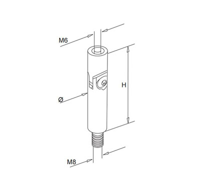 Adjustable Pivot Handrail Support – Pin