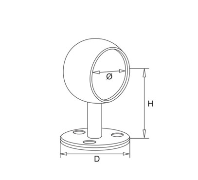 Handrail Support – End