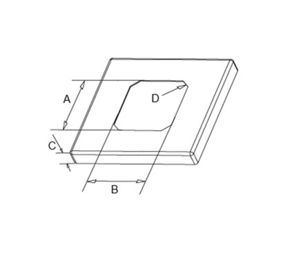 Square – Square Cover Plate