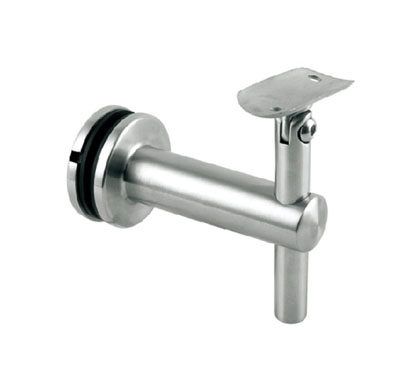 Glass Mount Handrail Bracket - Adjustable