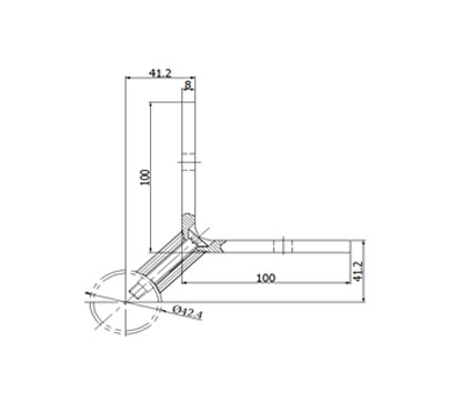 Wall Mount Baluster Post Bracket – Outer  Corner