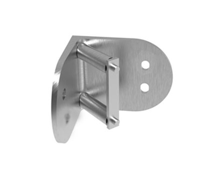 Wall Mount Baluster Post Bracket - Inner Corner