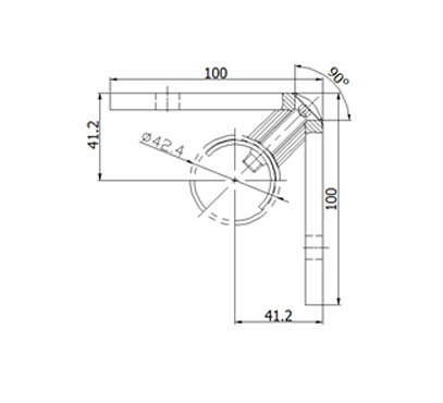 Wall Mount Baluster Post Bracket – Inner Corner