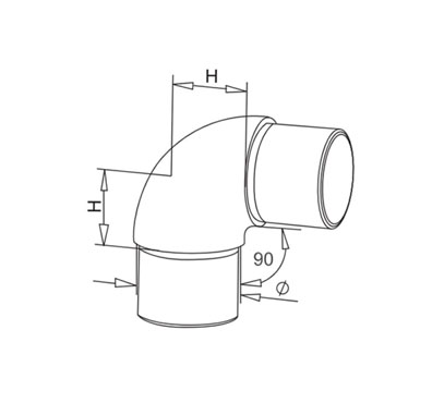 Elbow – 90 Degree Radiused