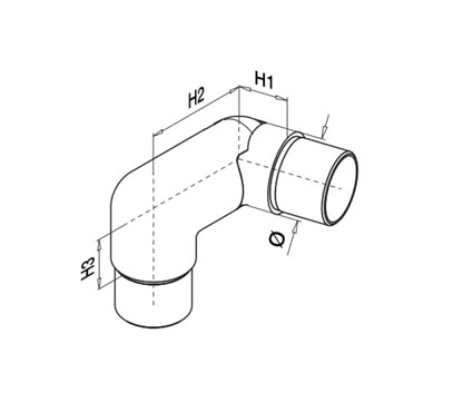 0-70 Degree Adjustable Elbow – Left