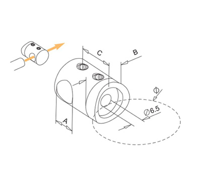 Bar Holder – Through Hole