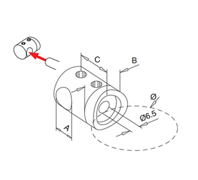 Bar Holder – Right End