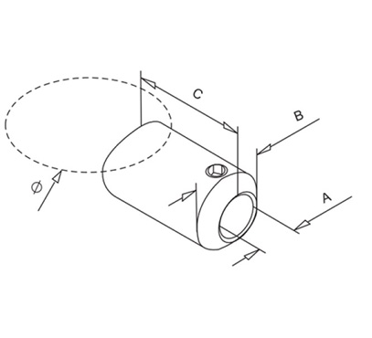 Upright Tube – Bar Connector