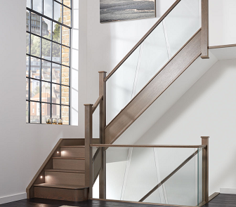 Exploring the Glass Railing Staircases